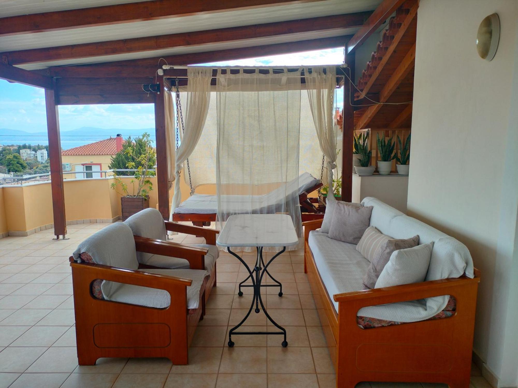 Appartement House With Wonderful View à Lefkandi Chalkidas Extérieur photo